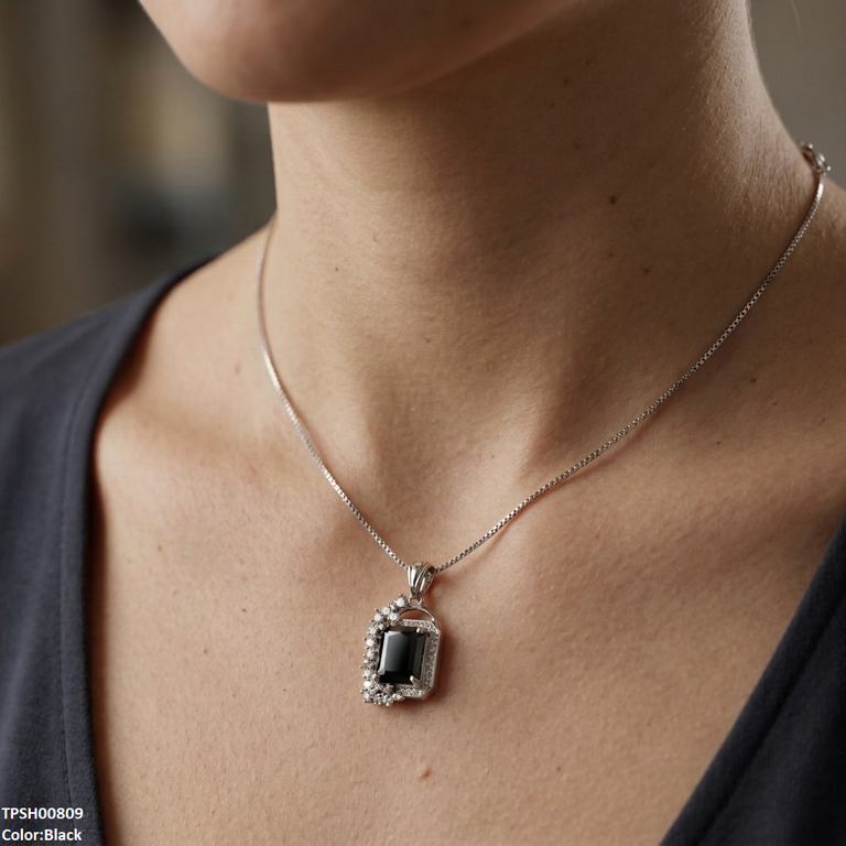Leaf/Square Pendant