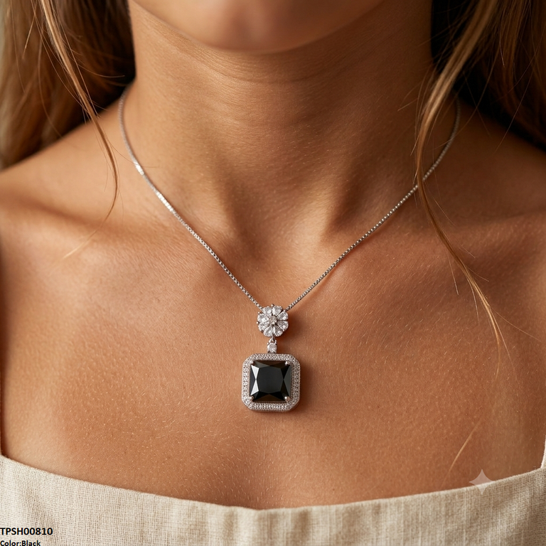 Flower Square Pendant