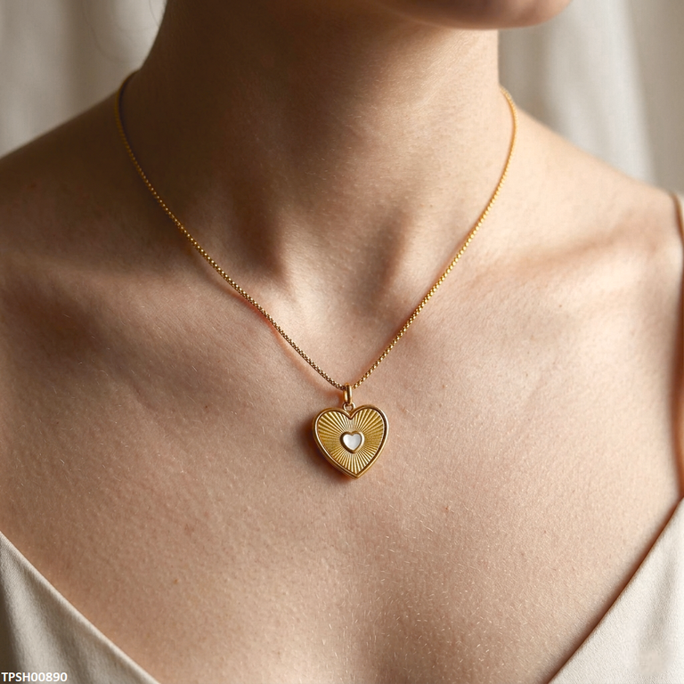 Stainless Steel Heart Pendant