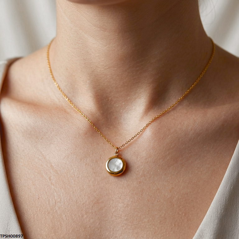 Stainless Steel Round Pendant