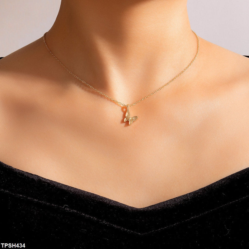 Butterfly Pendant with Chain