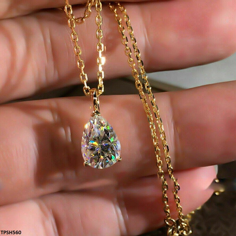 Tear Pendant with Chain