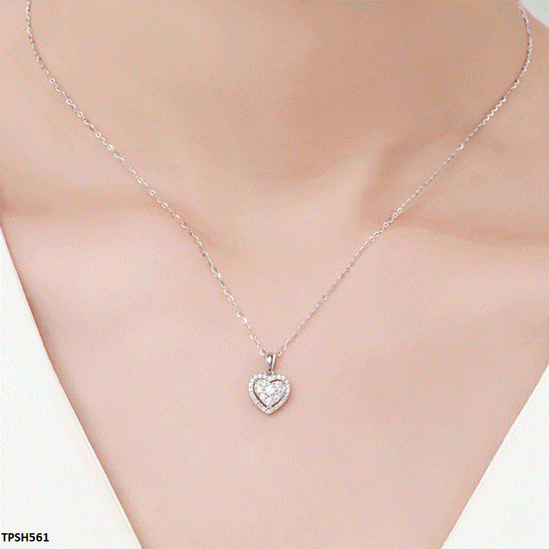 Heart Pendant with Chain