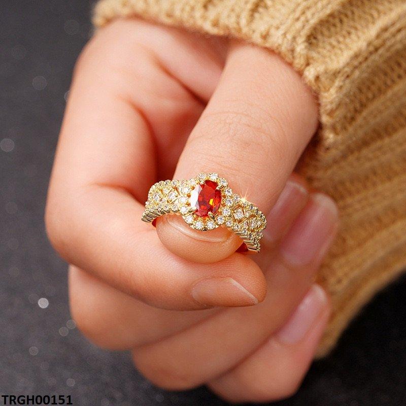 Oval Stone Ring