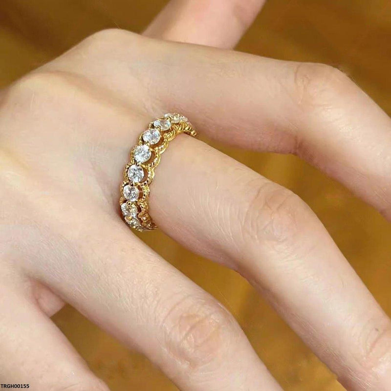 Circle Layered Ring Adjustable