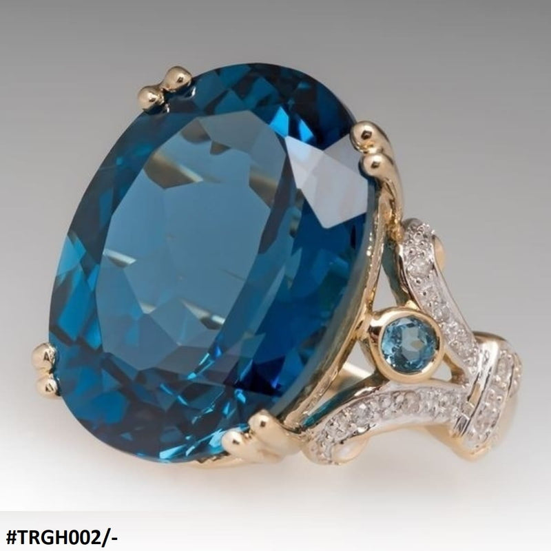 Gold Plated Zircon Ring