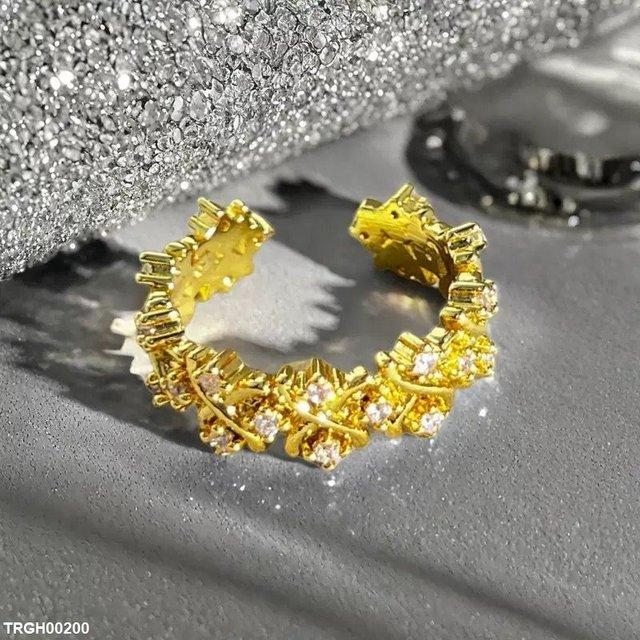 Cross Stone Ring Adjustable