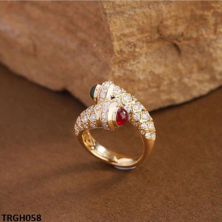 Pond Zircon Ring Adjustable