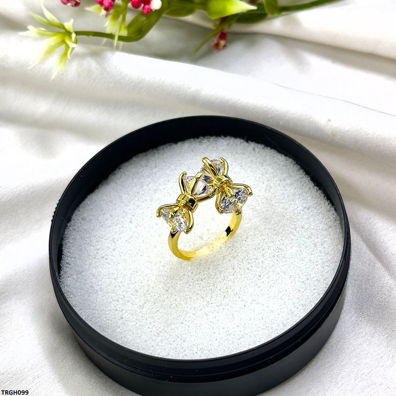 Yxg Double Bow Ring Adjustable