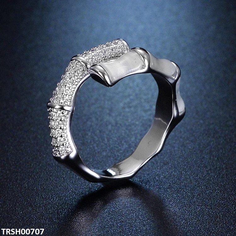 Stainless Steel Bamboo Ring Adjustable