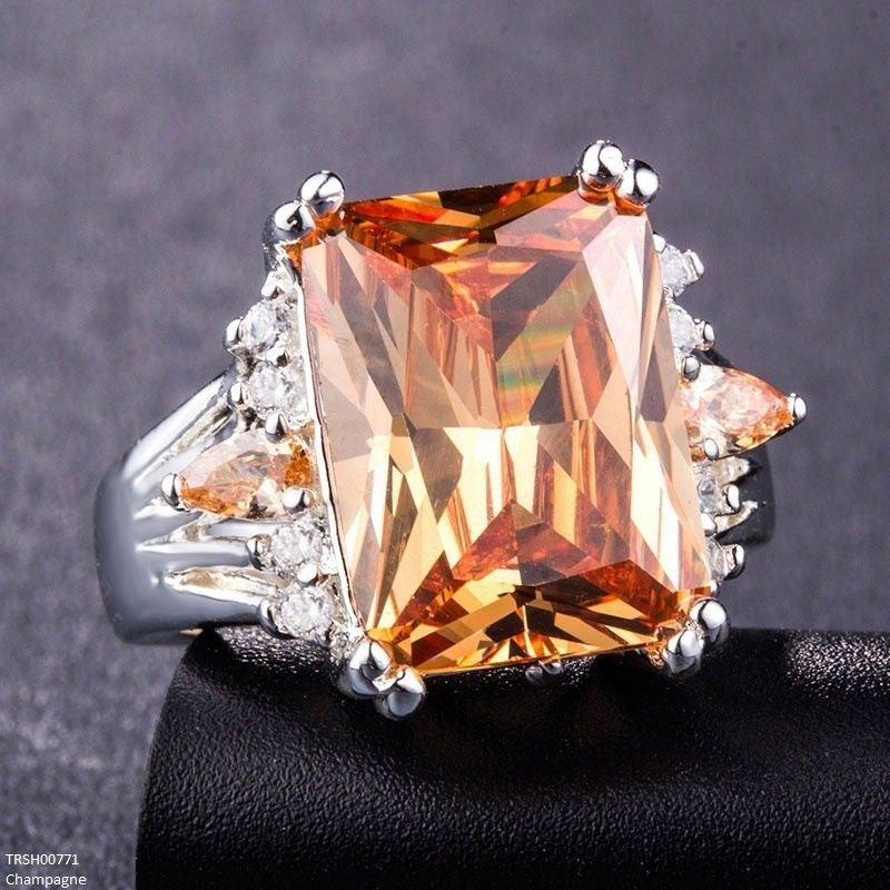 Square Stone Ring