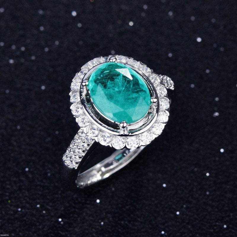 Oval Stone Adjustable Ring