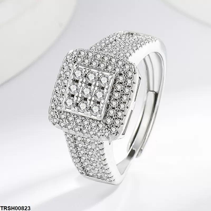 Square Stone Ring Adjustable