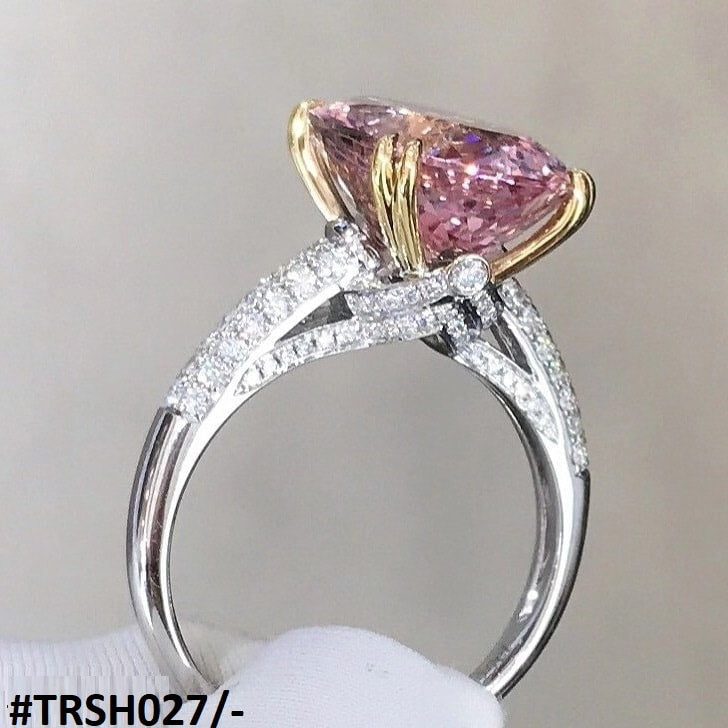 Pink Cocktail Adjustable Ring