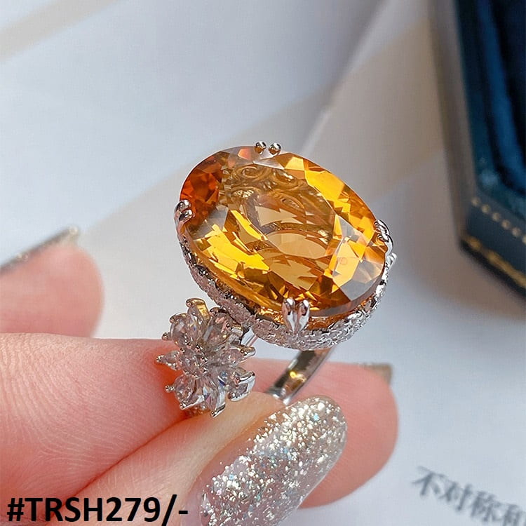 Oval/Flower Adjustable Ring