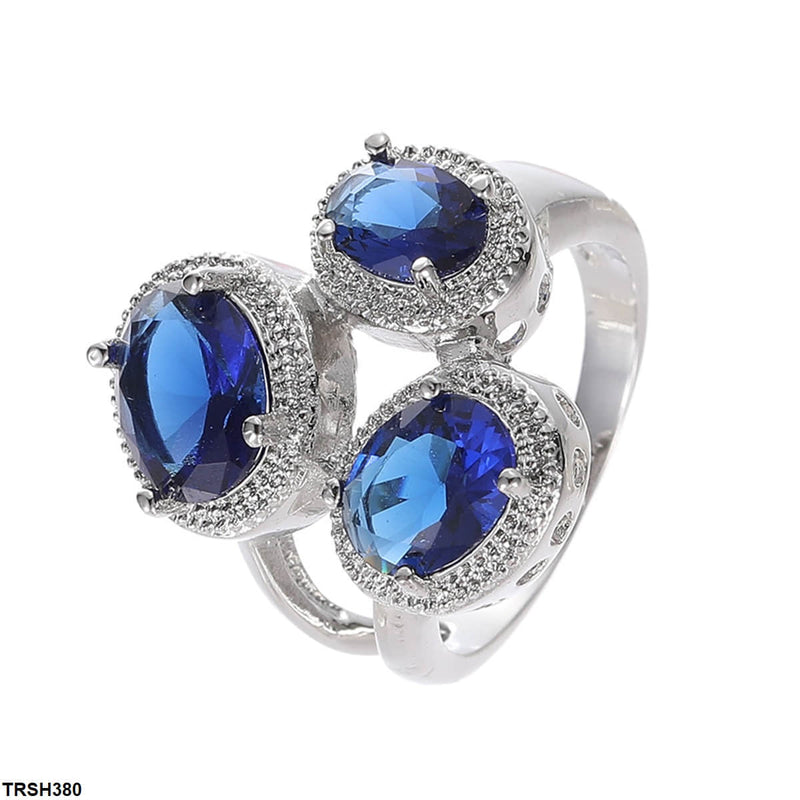 Triplet Oval Ring