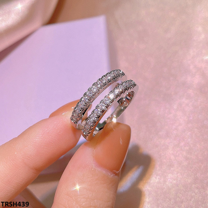 Imp Square Layered Zircon Ring