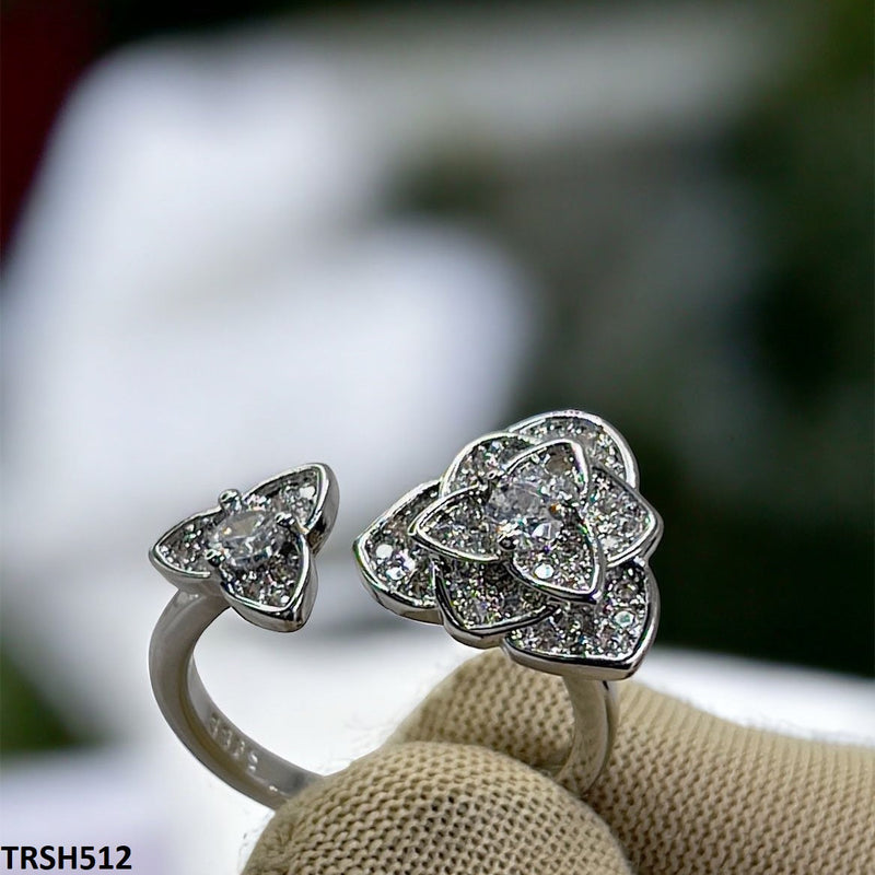 Imp Open Flower Ring Adjustable