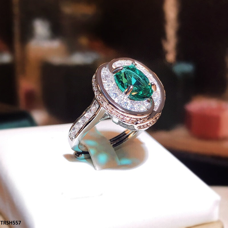 Oval Curved Ring Adjustable