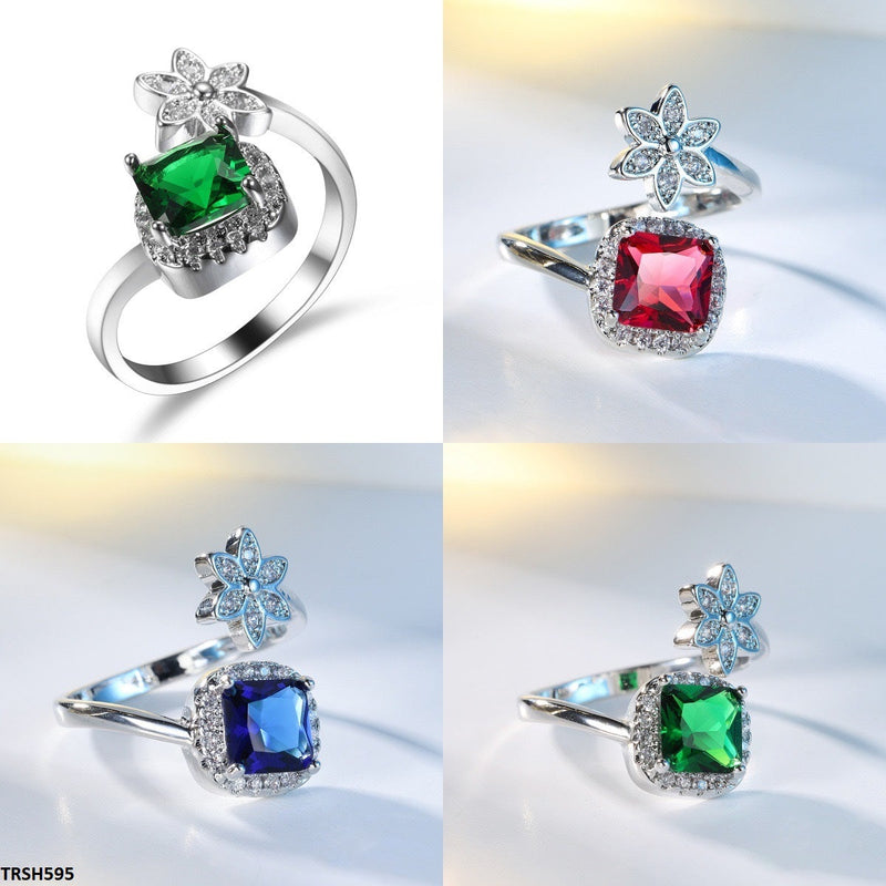 Square/Flower Ring